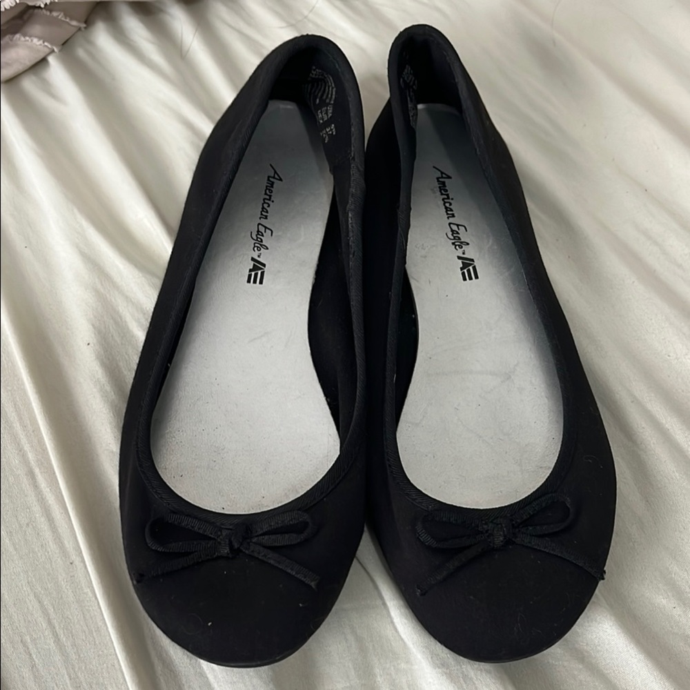 American Eagle Outfitters Black Casual Flats